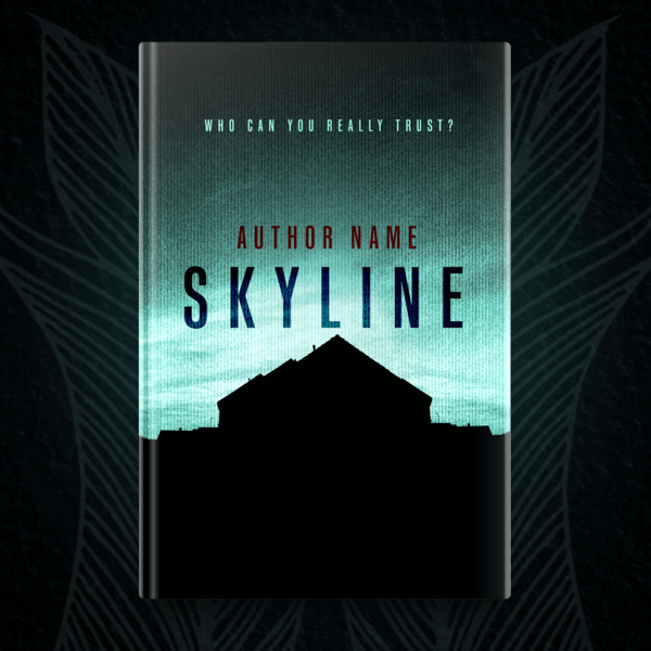 skyline premade book cover
