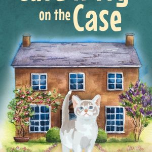 Premade Book Cover: Cute Kitty on the Case